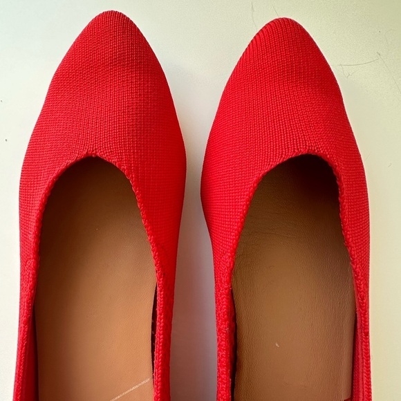 SAVA Red Woven Flats - Picture 4 of 10